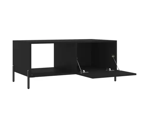 Kafijas Galdiņš, Melns, 90X50X40 Cm, Inženierijas Koks Vidaxl