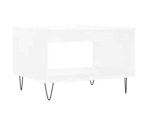 Kohvilaud, Valge, 60 X 50 X 40 cm Tehispuit