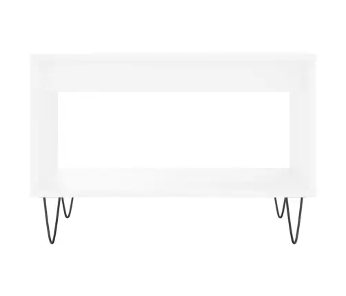 Kohvilaud, Valge, 60 X 50 X 40 cm Tehispuit