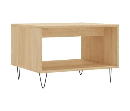 Kafijas Galdiņš, Ozolkoka Krāsa, 60X50X40 Cm, Inženierijas Koks Vidaxl