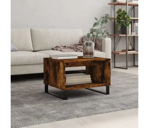 Kohvilaud, Suitsutatud Tamm, 60 X 50 X 40 cm Tehispuit Kohvilaud, Suitsutatud Tamm, 60 X 50 X 40 cm Tehispuit