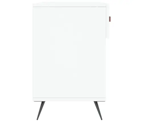 Jalatsipink, Valge, 102 X 35 X 55 cm Tehispuit