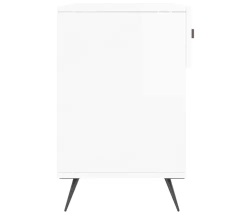 Jalatsipink, Kõrgläikega Valge, 102 X 35 X 55 cm Tehispuit