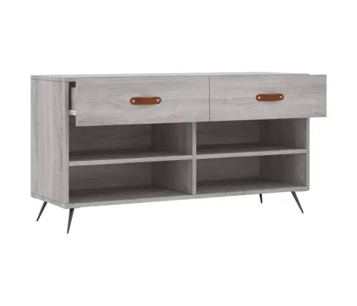 Apavu Skapītis, Pelēks, 102X35X55 Cm, Inženierijas Koks Vidaxl