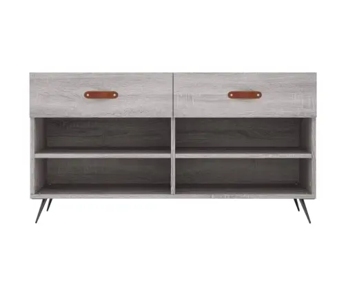 Apavu Skapītis, Pelēks, 102X35X55 Cm, Inženierijas Koks Vidaxl