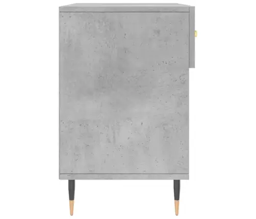 Apavu Skapītis, Betona Pelēks, 102X35X55 Cm, Inženierijas Koks Vidaxl