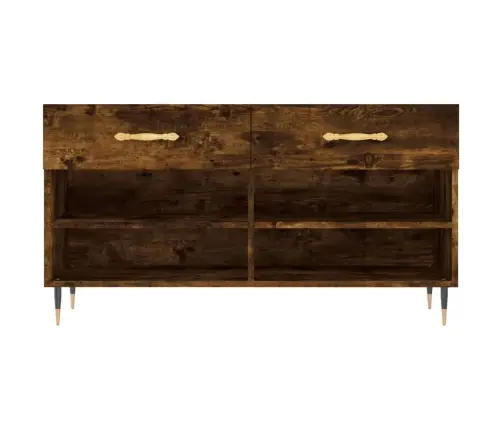 Apavu Skapītis, Koka Krāsa, 102X35X55 Cm, Inženierijas Koks Vidaxl