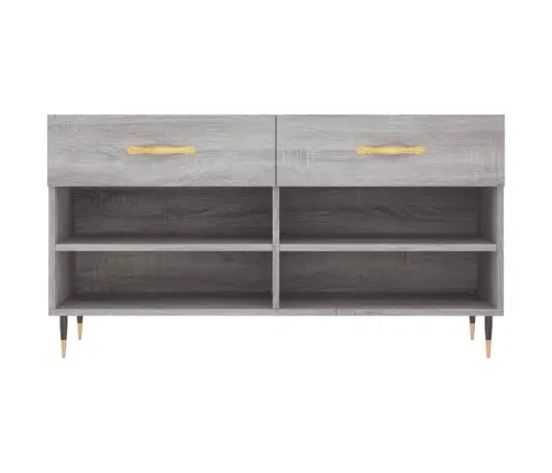 Apavu Skapītis, Pelēks, 102X35X55 Cm, Inženierijas Koks Vidaxl