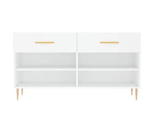 Apavu Skapītis, Balts, 102X35X55 Cm, Inženierijas Koks Vidaxl