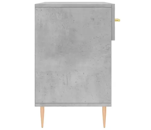 Apavu Skapītis, Betona Pelēks, 102X35X55 Cm, Inženierijas Koks Vidaxl