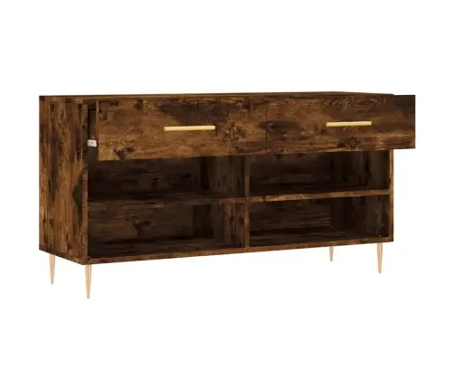 Batų Suoliukas, Dūminio Ąžuolo, 102X35X55cm Apdirbta Mediena