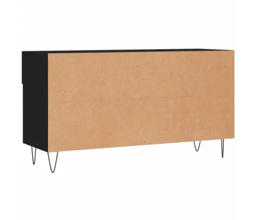 Batų Suoliukas, Juodos Spalvos, 102X35X55cm Apdirbta Mediena