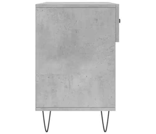 Apavu Skapītis, Betona Pelēks, 102X35X55 Cm, Inženierijas Koks Vidaxl