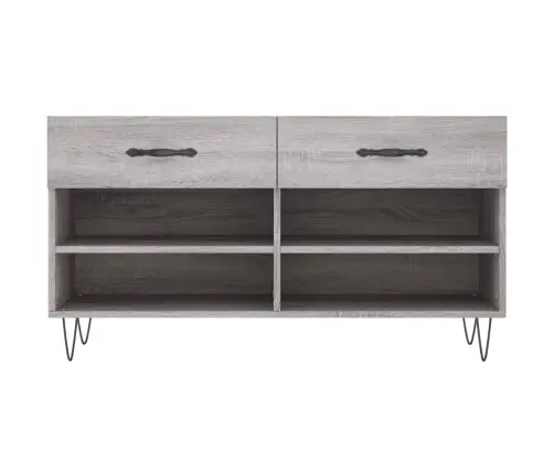 Apavu Skapītis, Pelēks, 102X35X55 Cm, Inženierijas Koks Vidaxl