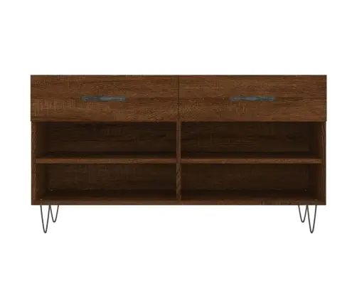 Apavu Skapītis, Brūns, 102X35X55 Cm, Inženierijas Koks Vidaxl
