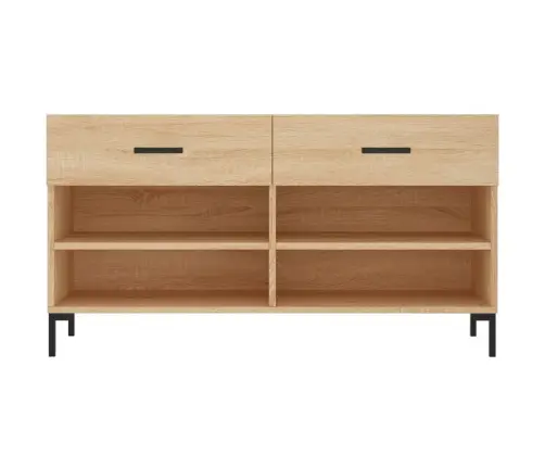 Apavu Skapītis, Ozolkoka Krāsa, 102X35X55 Cm, Inženierijas Koks Vidaxl