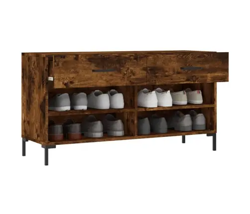 Apavu Skapītis, Koka Krāsa, 102X35X55 Cm, Inženierijas Koks Vidaxl