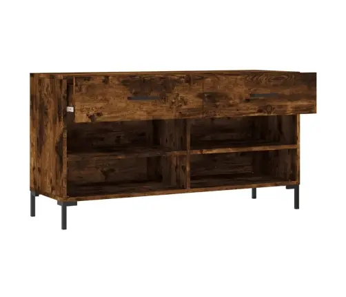 Apavu Skapītis, Koka Krāsa, 102X35X55 Cm, Inženierijas Koks Vidaxl