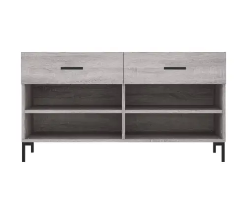 Apavu Skapītis, Pelēks, 102X35X55 Cm, Inženierijas Koks Vidaxl