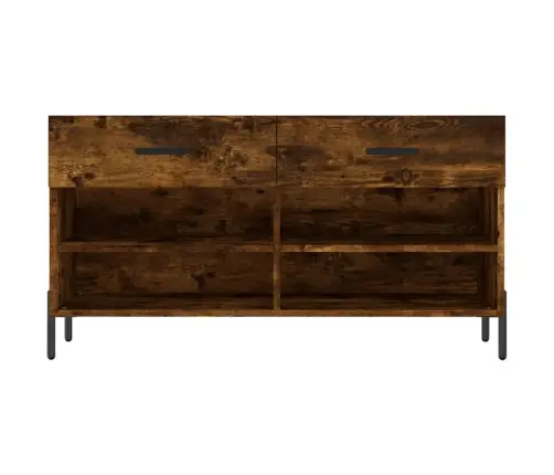 Apavu Skapītis, Koka Krāsa, 102X35X55 Cm, Inženierijas Koks Vidaxl