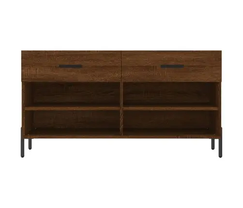 Batų Suoliukas, Rudas Ąžuolo, 102X35X55cm Apdirbta Mediena