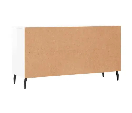 Apavu Skapītis, Spīdīgi Balts, 102X35X55 Cm, Inženierijas Koks Vidaxl
