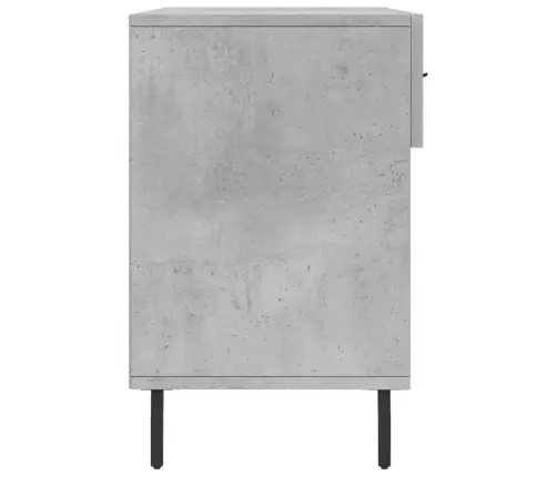 Apavu Skapītis, Betona Pelēks, 102X35X55 Cm, Inženierijas Koks Vidaxl