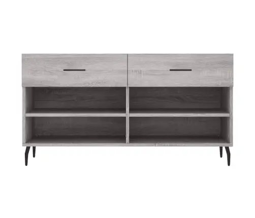 Apavu Skapītis, Pelēks, 102X35X55 Cm, Inženierijas Koks Vidaxl