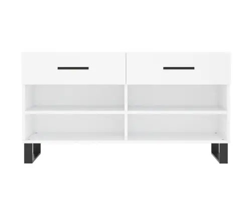 Batų Suoliukas, Baltos Spalvos, 102X35X55cm Apdirbta Mediena