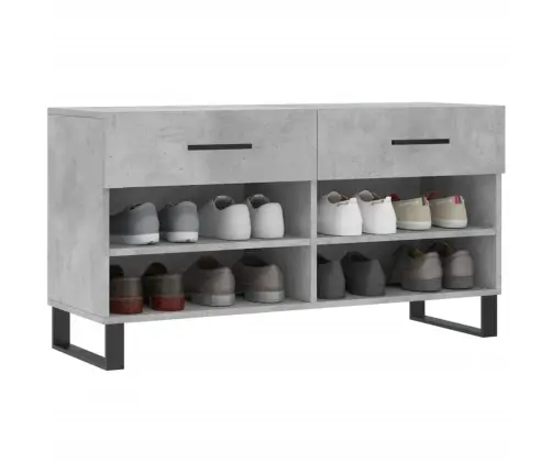 Jalatsipink, Betoonhall, 102 X 35 X 55 cm Tehispuit