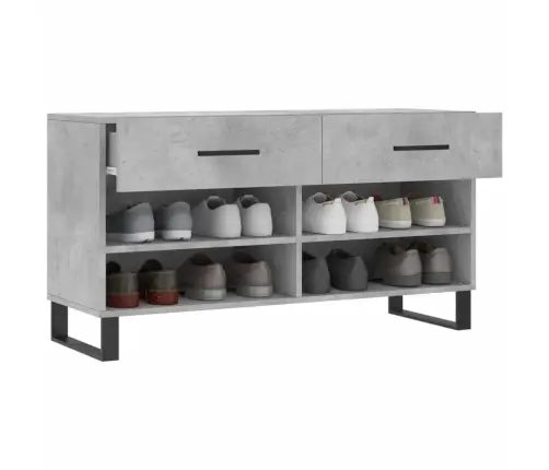 Jalatsipink, Betoonhall, 102 X 35 X 55 cm Tehispuit