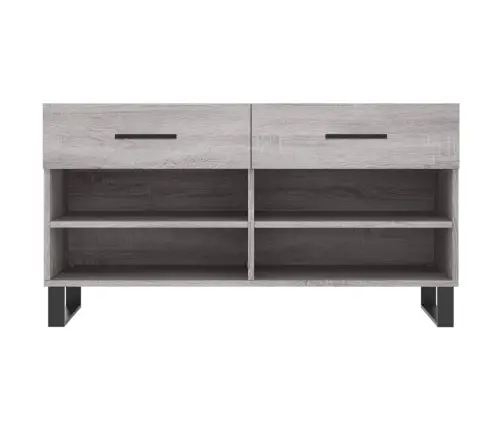 Apavu Skapītis, Pelēks, 102X35X55 Cm, Inženierijas Koks Vidaxl