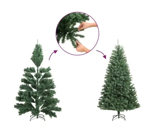 Mākslīgā Ziemassvētku Egle Ar Statīvu, 150 Cm Vidaxl