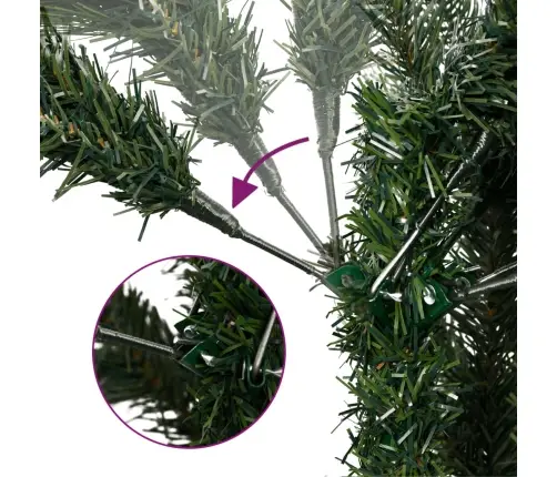 Mākslīgā Ziemassvētku Egle Ar Sniegu, 240 Cm Vidaxl