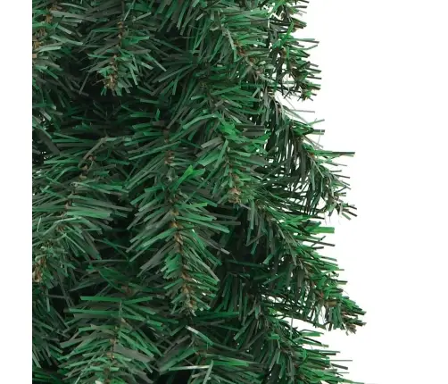 Izgaismota Mākslīgā Ziemassvētku Egle Ar 130 Led, 210 Cm Vidaxl