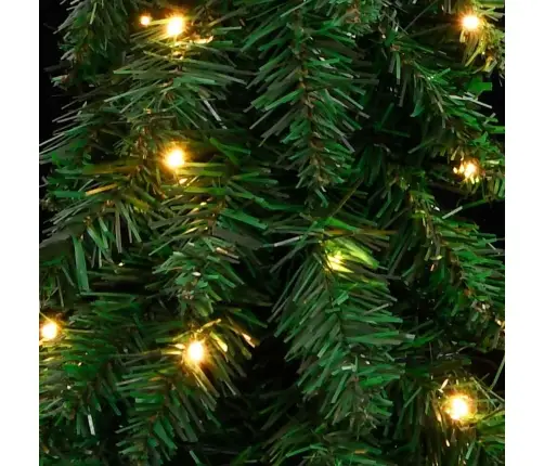Izgaismota Mākslīgā Ziemassvētku Egle Ar 130 Led, 210 Cm Vidaxl