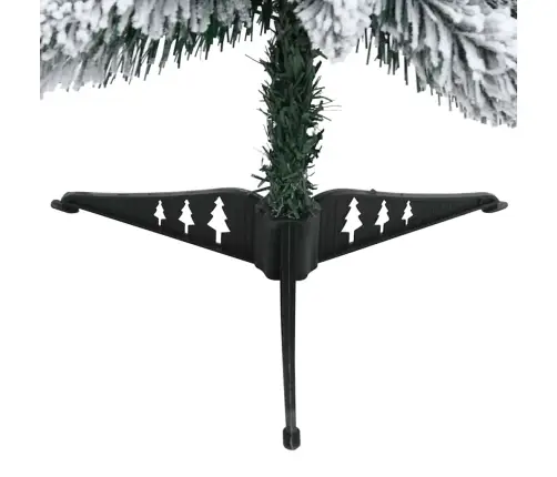 Izgaismota Mākslīgā Ziemassvētku Egle Ar 45 Led, Sniegu, 90 Cm Vidaxl