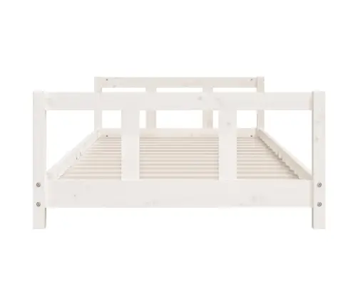 Bērnu Gultas Rāmis, Balts, 90X200 Cm, Priedes Masīvkoks Vidaxl