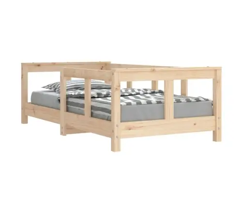 Bērnu Gultas Rāmis, Priedes Masīvkoks, 70X140 Cm Vidaxl