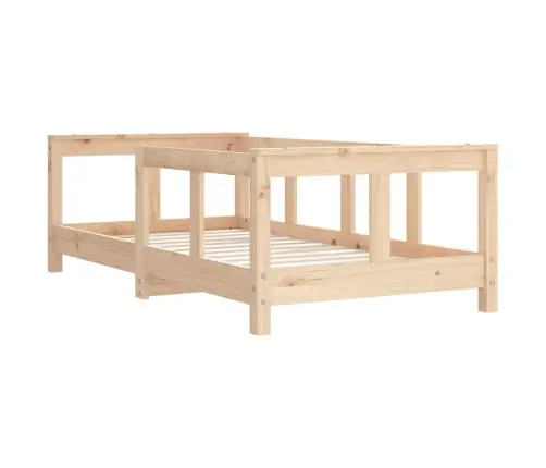 Bērnu Gultas Rāmis, Priedes Masīvkoks, 70X140 Cm Vidaxl