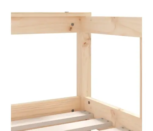 Bērnu Gultas Rāmis, Priedes Masīvkoks, 70X140 Cm Vidaxl