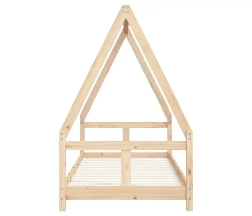 Vaikiškos Lovos Rėmas, 80X200cm Pušies Medienos Masyvas