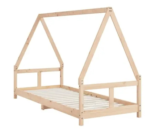 Vaikiškos Lovos Rėmas, 80X200cm Pušies Medienos Masyvas