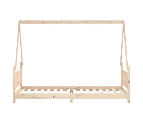 Vaikiškos Lovos Rėmas, 80X200cm Pušies Medienos Masyvas