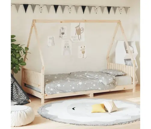 Bērnu Gultas Rāmis, 90X190 Cm, Priedes Masīvkoks Vidaxl Bērnu Gultas Rāmis, 90X190 Cm, Priedes Masīvkoks Vidaxl