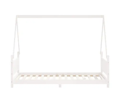 Vaikiškos Lovos Rėmas, Baltas, 90X190cm Pušies Masyvas