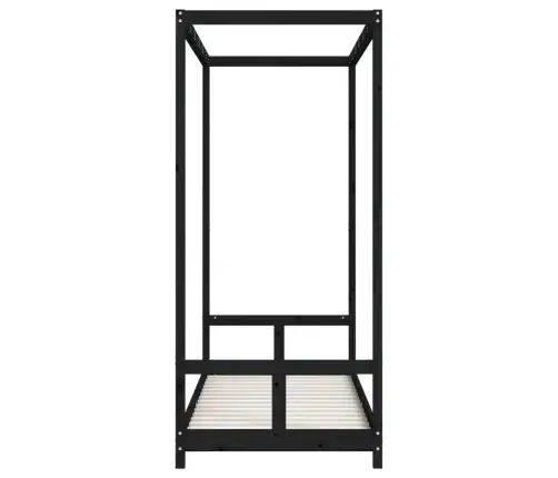 Lastevoodi Raam, Must, 80 X 200 cm Männipuit