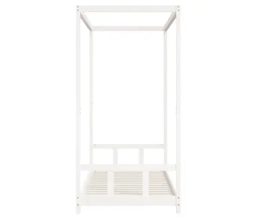 Lastevoodi Raam, Valge, 90 X 200 cm Männipuit