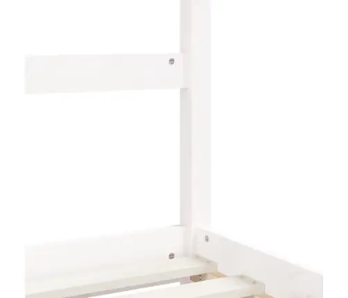 Lastevoodi Raam, Valge, 90 X 200 cm Männipuit