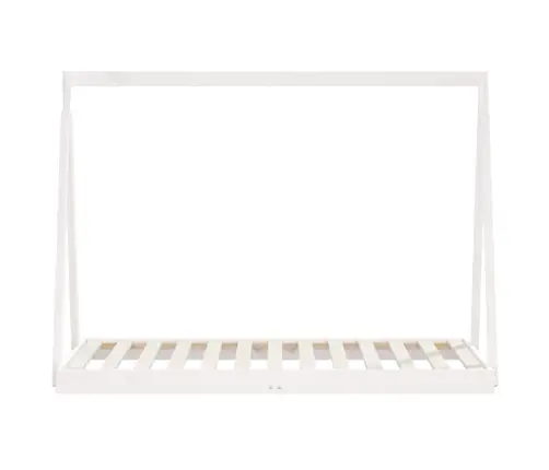 Bērnu Gultas Rāmis, Balts, 80X160 Cm, Priedes Masīvkoks Vidaxl